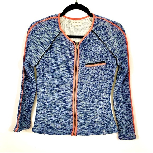 Renvy Zip up Sweater Cardigan Top - Picture 1 of 6